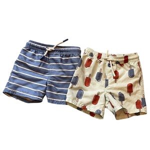 Set of Two Swim Trunks 18mo